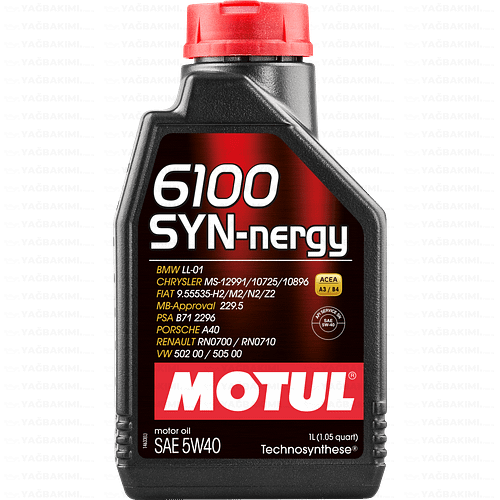 Motul 6100 Syn-Nergy 5W40 - Yağ Bakımı